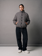 Cropped Premium Check Jacket
