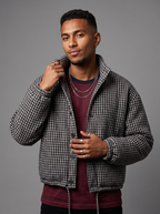 Box Fit Premium Check Jacket