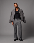 Box Fit Premium Check Jacket