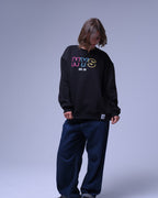 NYS Black Oversized Crewneck | Unisex