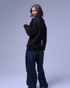 NYS Black Oversized Crewneck | Unisex