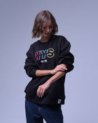 NYS Black Oversized Crewneck | Unisex