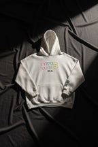 NYS White Oversized Hoodie | Unisex
