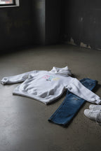 NYS White Oversized Hoodie | Unisex
